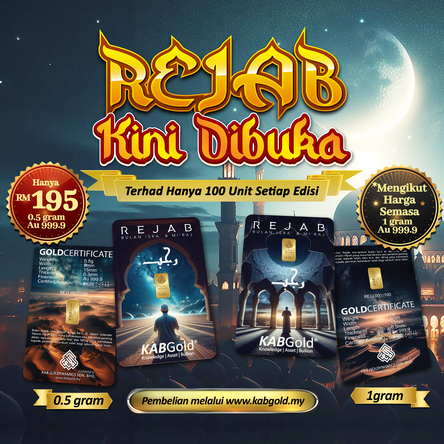 Tab Rabeka Gold Home - KAB Gold